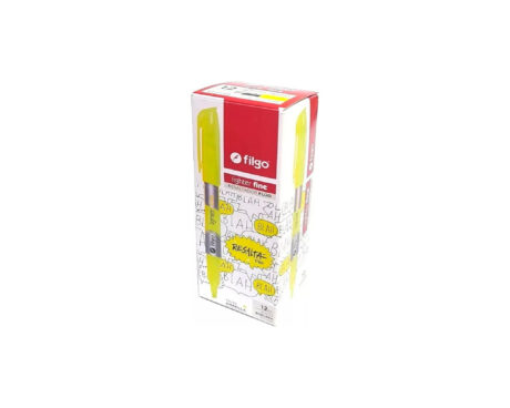 RESALTADOR FILGO FINO CLIP FLUO AMARILLO