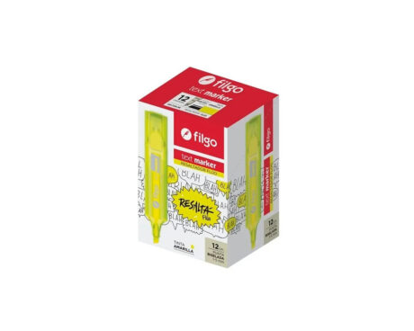 RESALTADOR FILGO CHATO FLUO AMARILLO