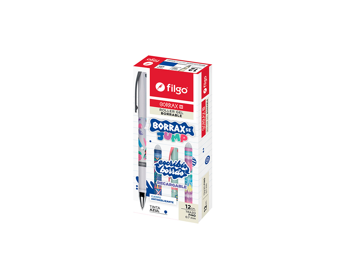 BOLIGRAFO FILGO BORRAX SE JUMP AZUL
