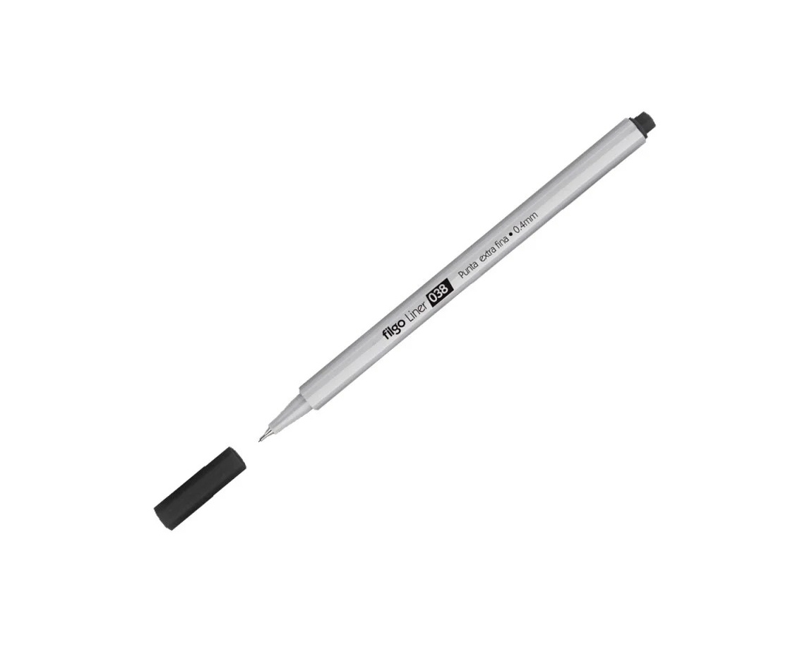 MICROFIBRA FILGO 038 0.4MM NEGRO