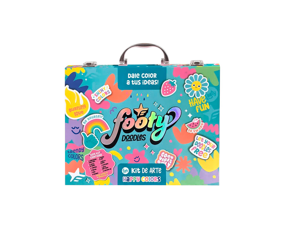 KIT DE ARTE FOOTY SET503 HAPPY COLORS