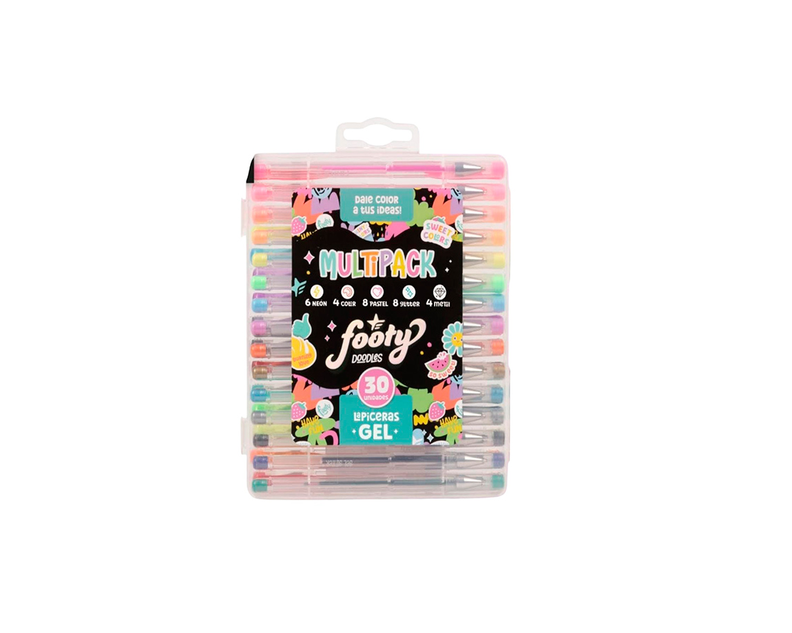 BOLIGRAFO FOOTY LIB353 GEL x 30 COL