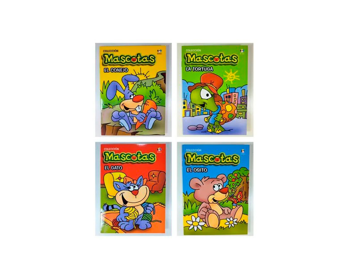 LIBROS BETINA CUENTOS MASCOTAS (4 TITULOS)