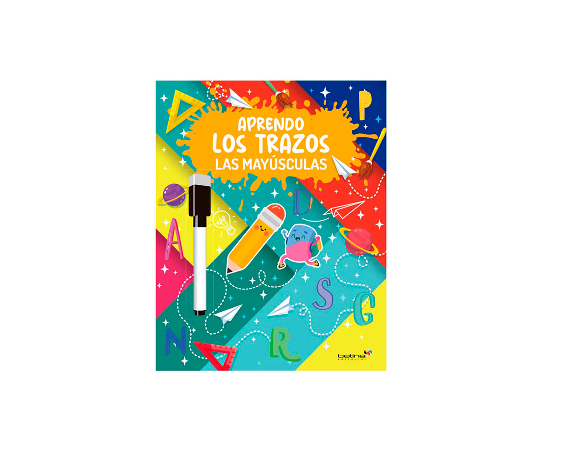LIBROS BETINA DIDACTICOS APRENDO LOS TRAZOS MAYUSCULAS