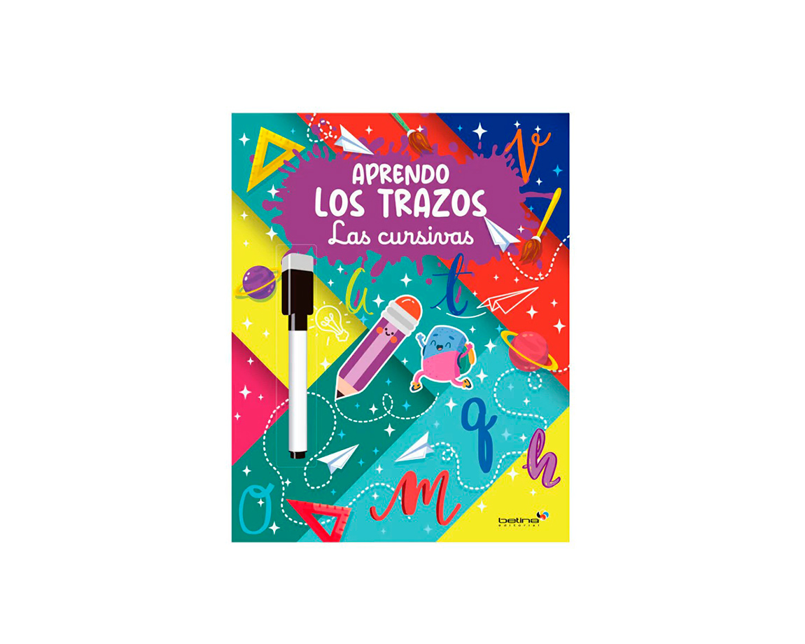 LIBROS BETINA DIDACTICOS APRENDO LOS TRAZOS CURSIVAS