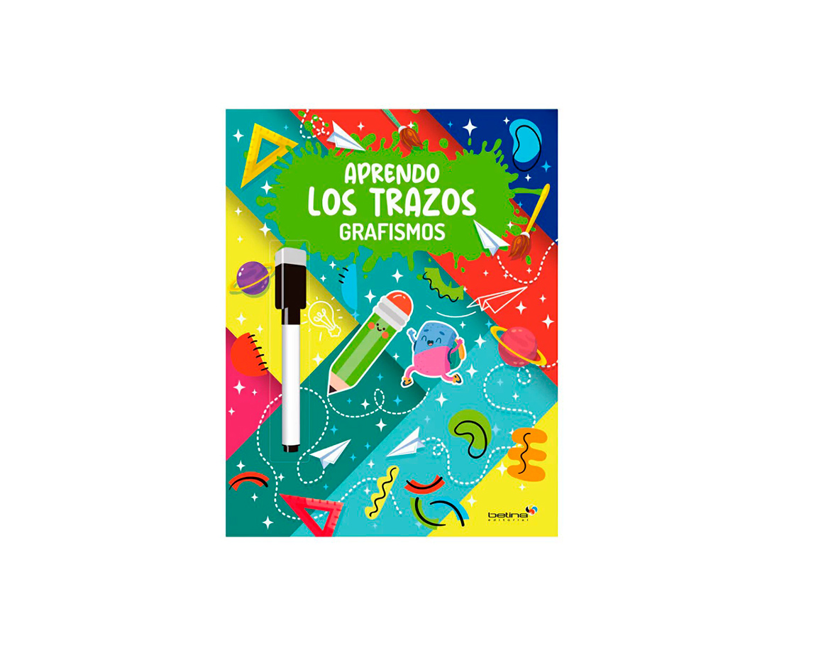 LIBROS BETINA DIDACTICOS APRENDO LOS TRAZOS GRAFISMOS