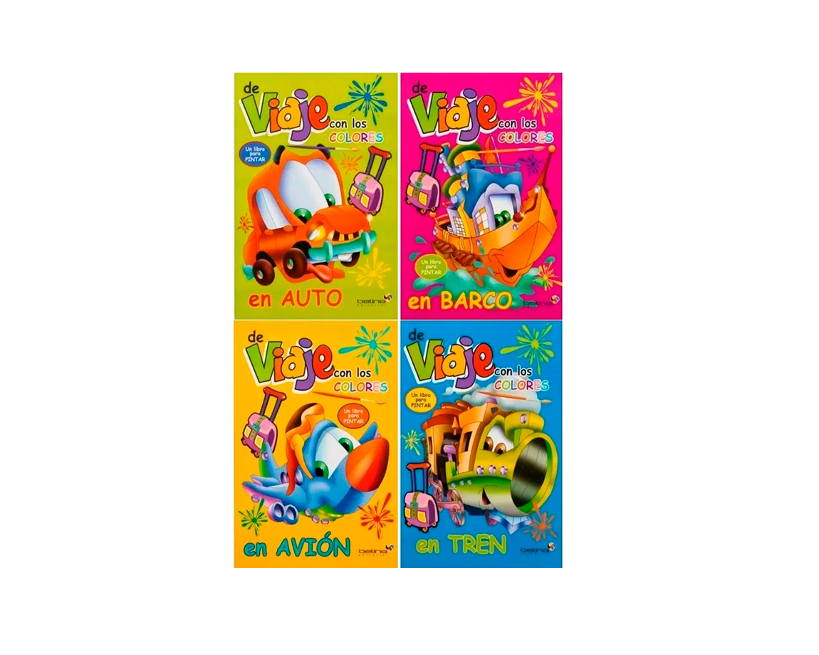 LIBROS BETINA DE VIAJE CON LOS COLORES
