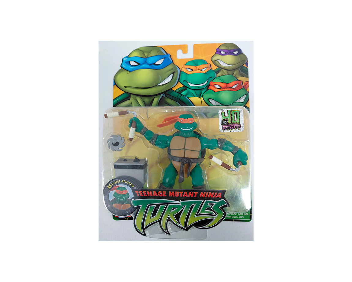 JUGUETE TORTUGAS NINJA 81030 MICHELANGELO FIGURA ARTIC