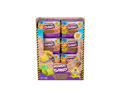 JUGUETE KINETIC SAND 71674 CONSTRUCCION TOOL BOX