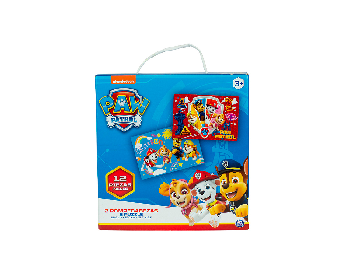 JUGUETE PAW PATROL 1606 ROMPECABEZAS 12 P X 2 UNID.