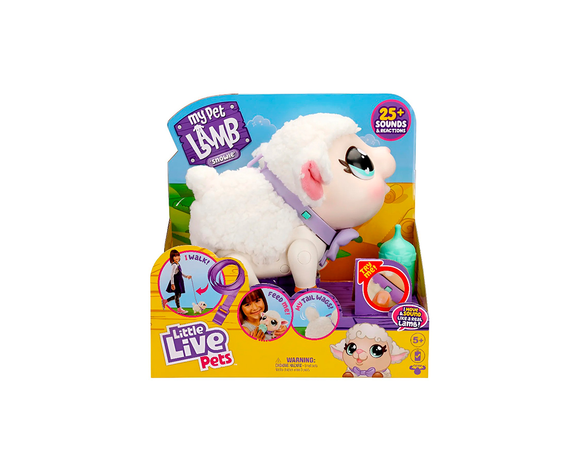 JUGUETE LITTLE LIVE PETS MY WALKING LAMB 26476 MASCOTA