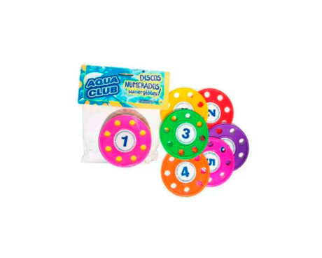 JUGUETE VULCANITA 8923 DISCOS NUMERADOS X6