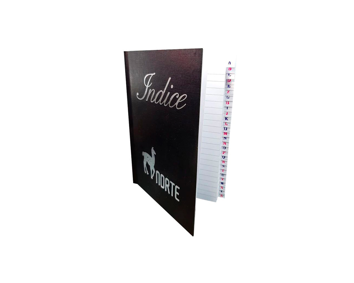 CUADERNO NORTE 843 INDICE 84 HJS