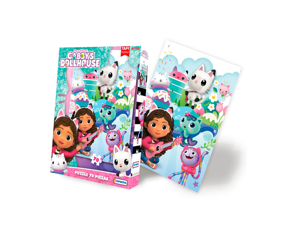 JUGUETE GABBYS DOLLHOUSE UGD00982 PUZZLE 70 PIEZAS