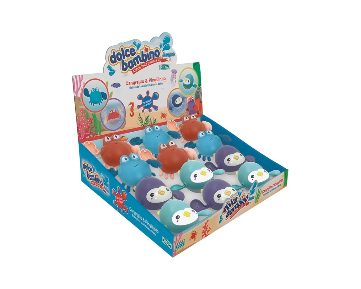 JUGUETE DITOYS 2472 DOLCE BAMBINO PINGUINO/CANGREJO