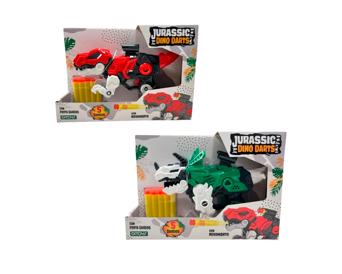 JUGUETE DITOYS 2876 JURASSIC DINO DARTS