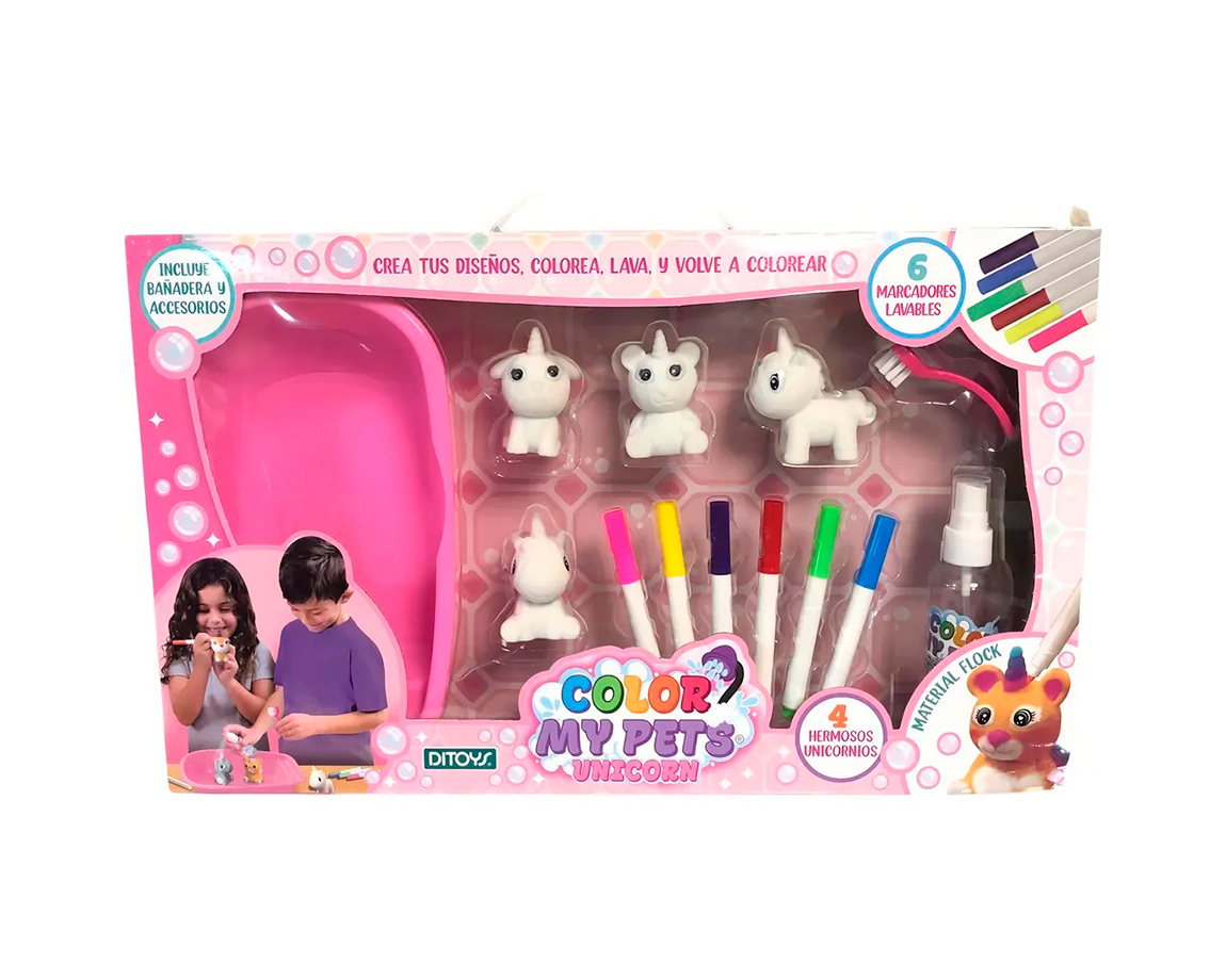 JUGUETE DITOYS 2622 COLOR MY PETS UNICORN