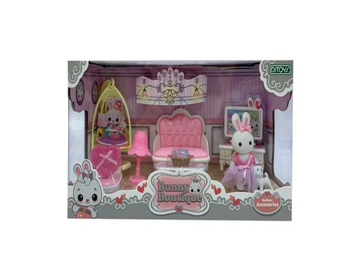 JUGUETE DITOYS 2412 BUNNY BOUTIQUE HOME SET