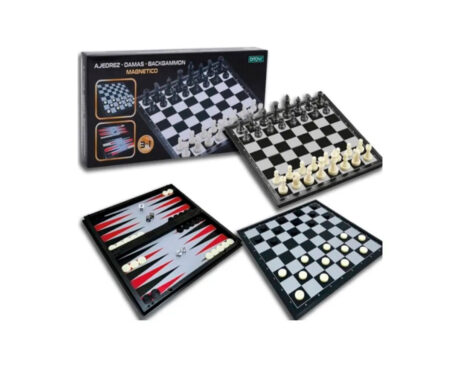 JUGUETE DITOYS 2779 3 EN 1 AJEDREZ/DAMAS/BACKGAMON