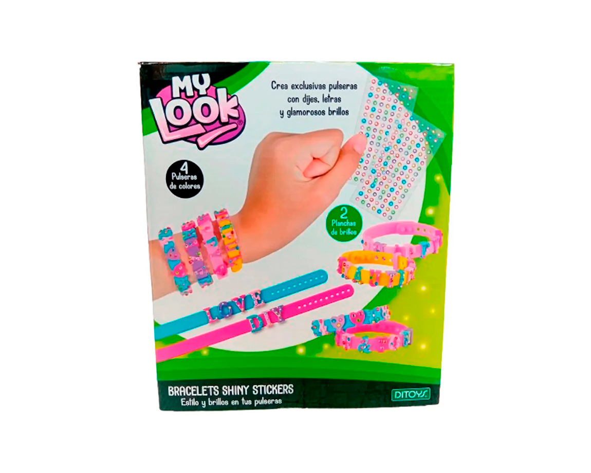 JUGUETE DITOYS 2882 MY LOOK BRACELET SHINY STICKERS