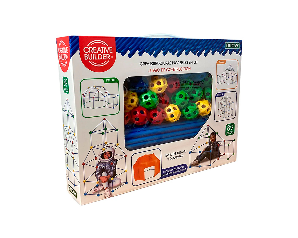JUGUETE DITOYS 2887 CREATIVE BUILDER 89 P.
