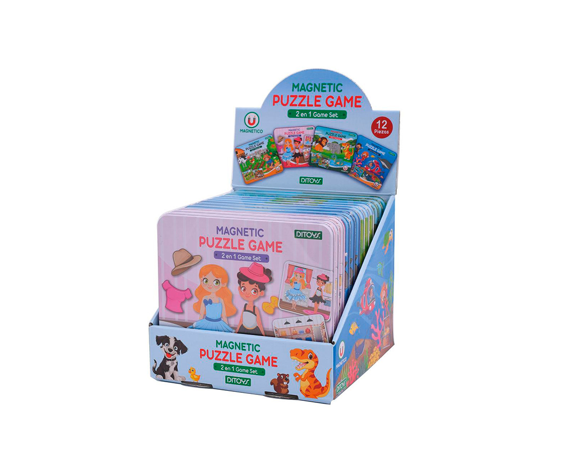 JUGUETE DITOYS 2926 MAGNETIC PUZZLE GAME 4 SURT