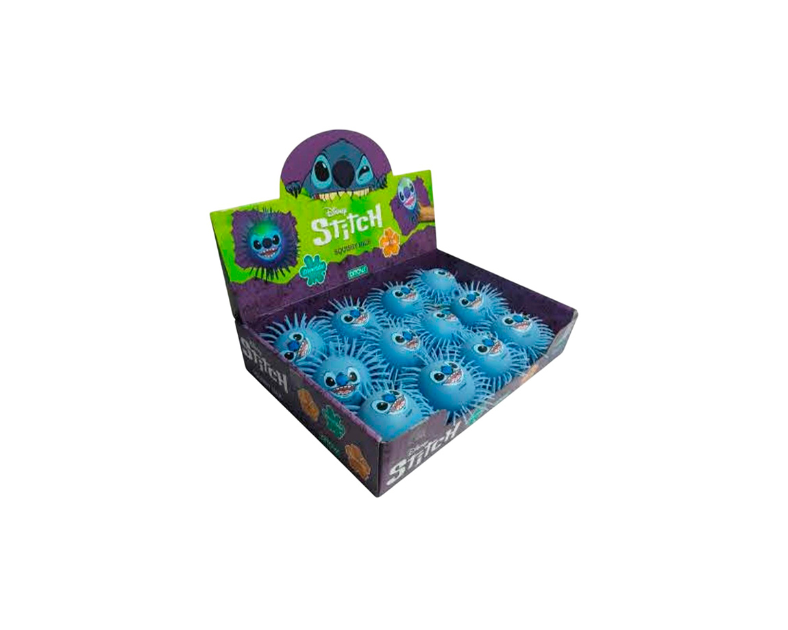 JUGUETE DITOYS 2954 STITCH SQUISHY HAIR C/LUZ