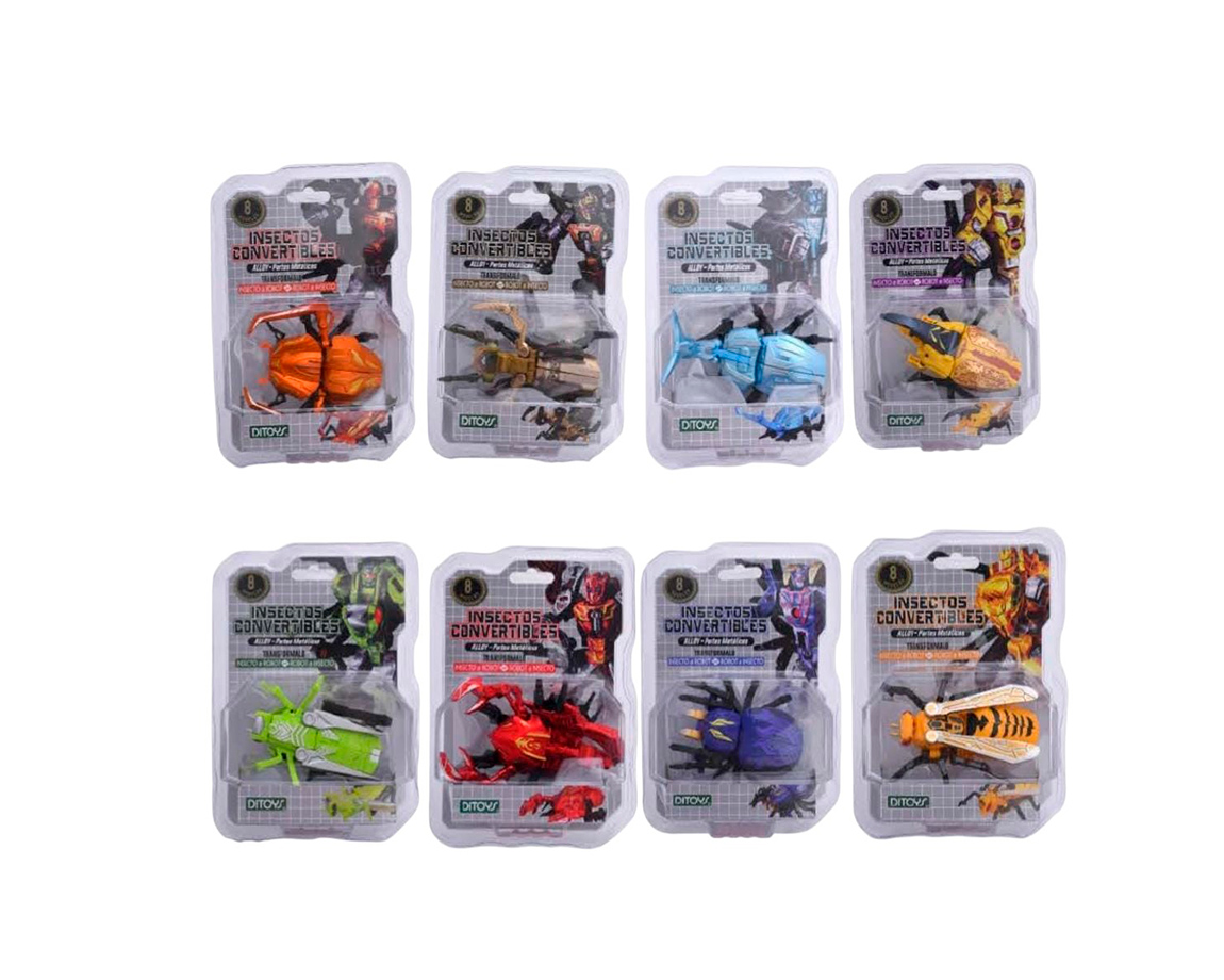 JUGUETE DITOYS 2988 CONVERTIBLES INSECTOS