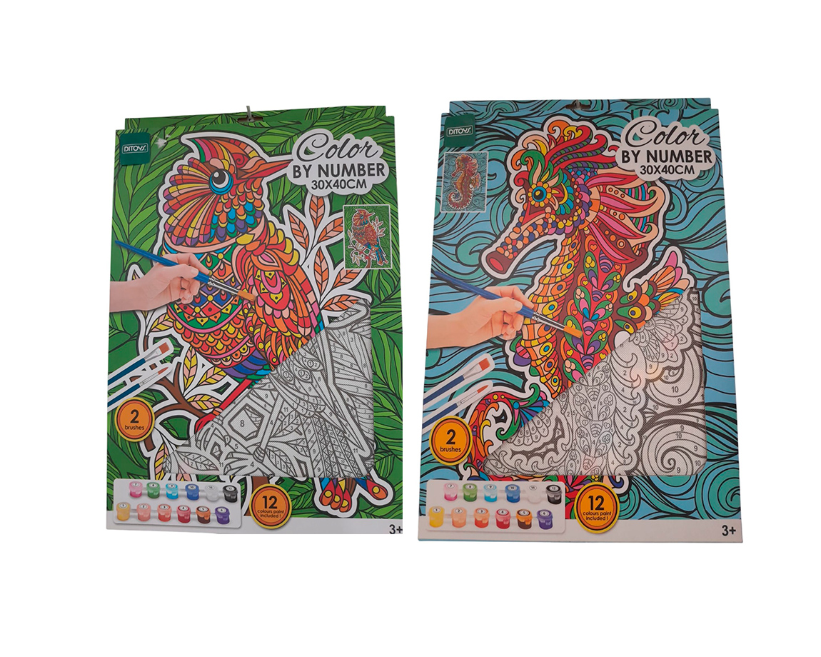JUGUETE DITOYS 3086 COLOR BY NUMBER