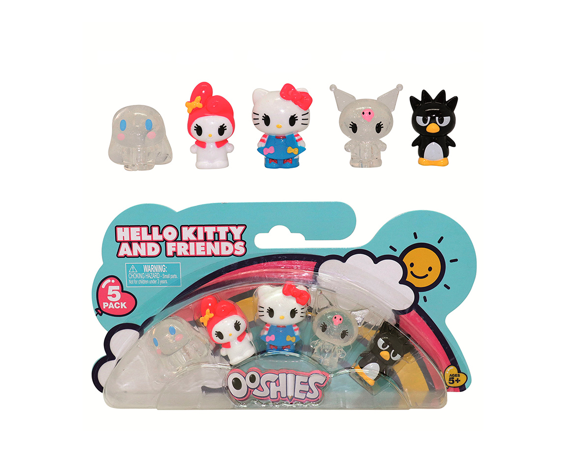 JUGUETE OOSHIES 25861 MUÑECO KITTY AND FRIENDS x 5 unid.