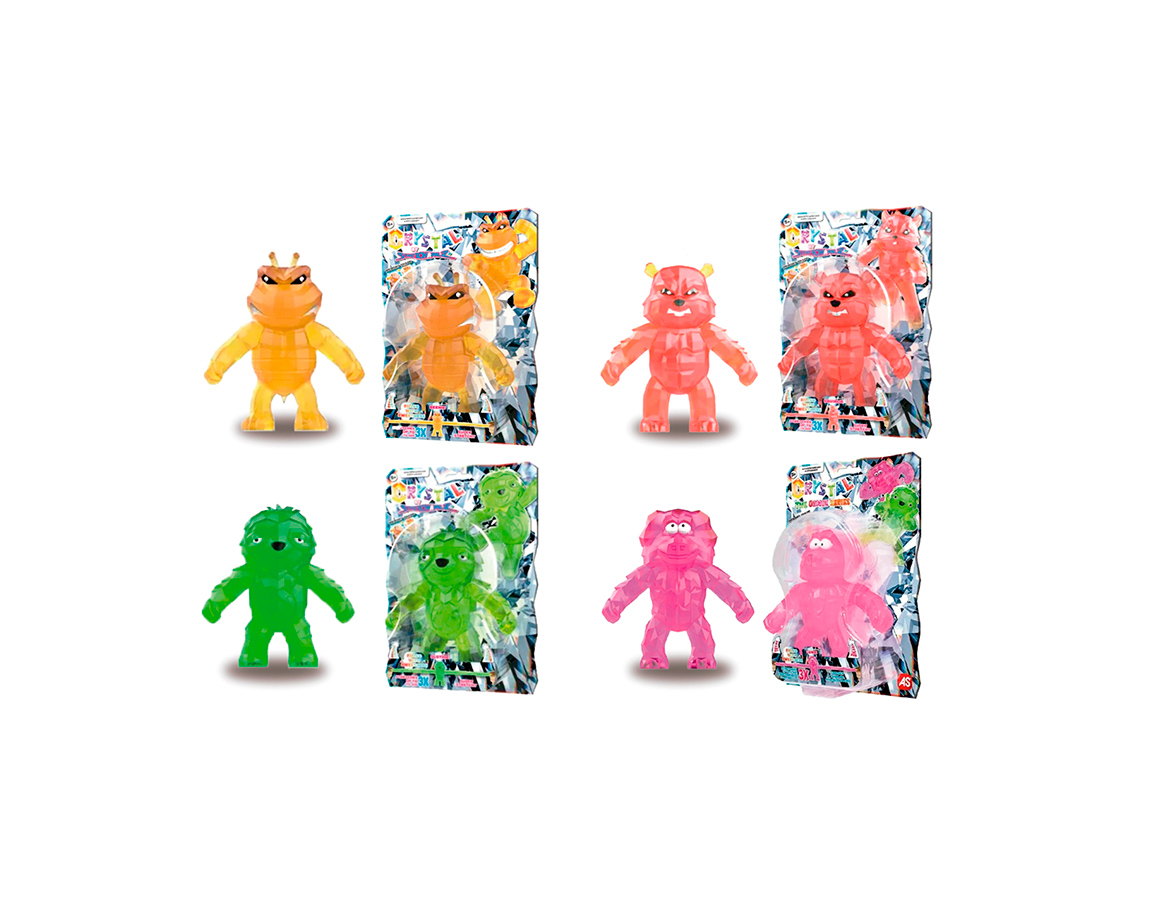 MUÑECO ANTISTRESS MONSTRUOS SUPER ESTIRABLES TAP00592 14 CM