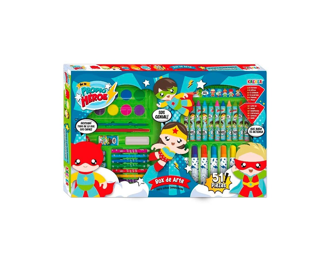 SET KREKER 3808 BOX DE ARTE SUPERPODEROSO