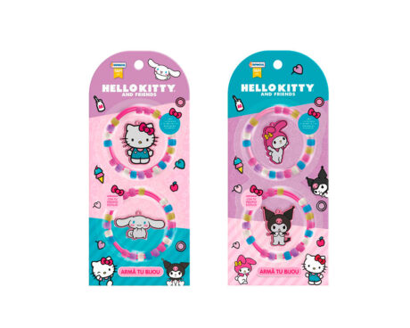 SET BIJOU HELLO KITTY KTY09855 CON 2 DIJES