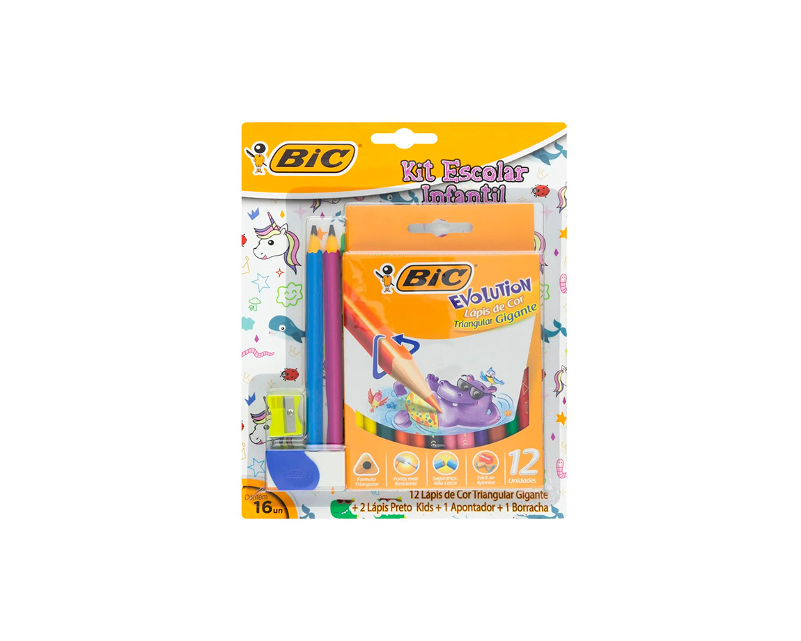 KIT BIC ESCOLAR INFANTIL x16 U. 9354041
