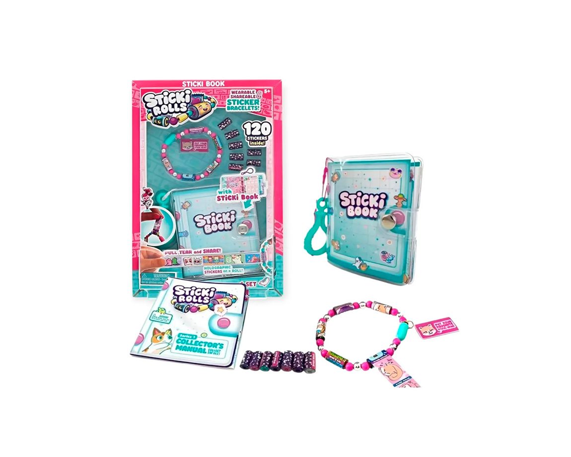 SET STICKI ROLLS SR10200 PULSERA BRAZALETE + STICKERS