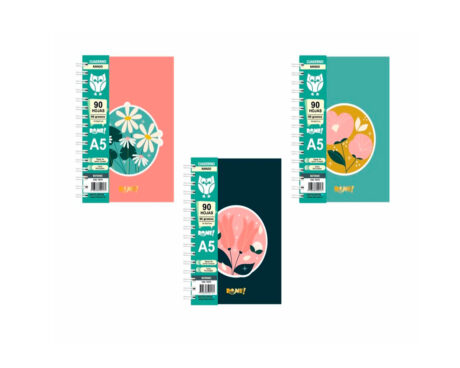 CUADERNO ROME 73275 A5 BOTANIC 90 HOJAS =