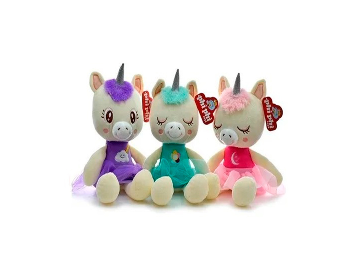 PELUCHE 1640 UNICORNIO 25CM