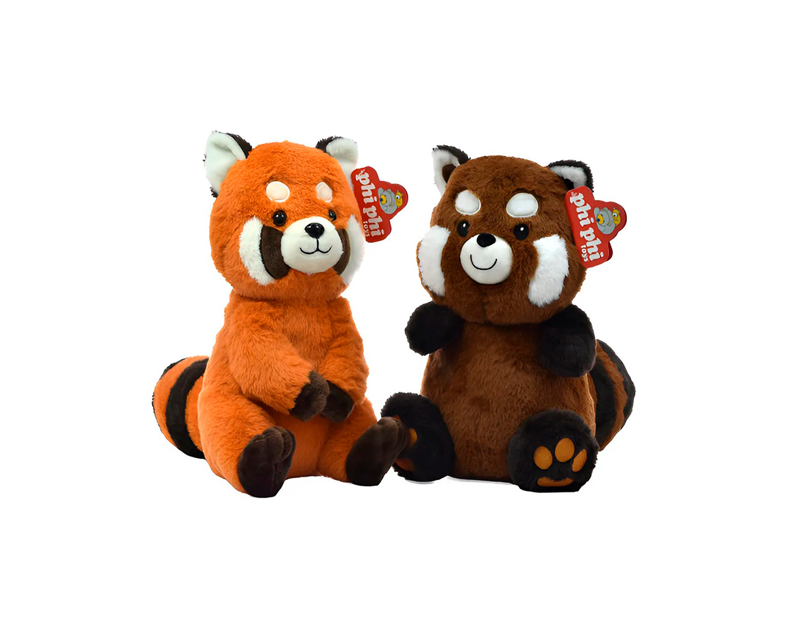 PELUCHE 8206 ZORRO Y  MAPACHE