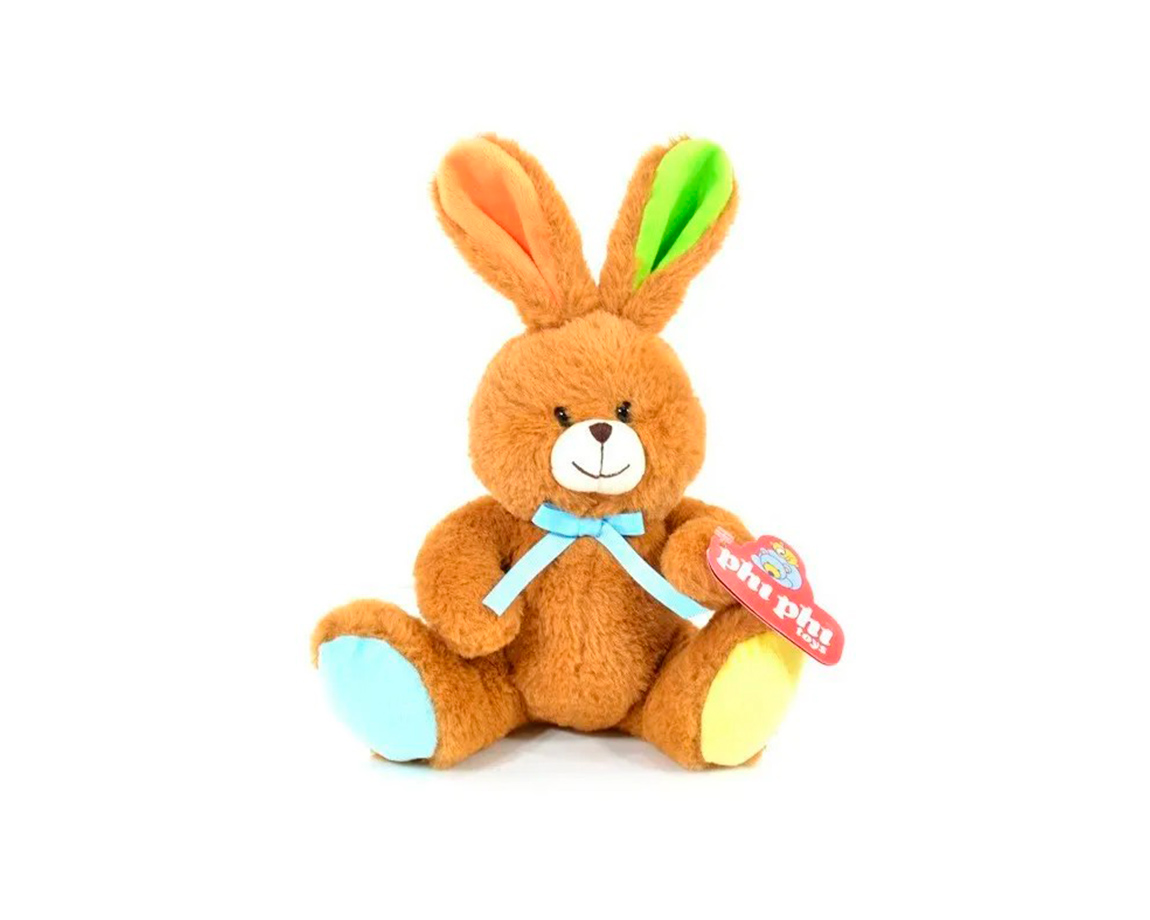PELUCHE 2554 CONEJA MULTICOLOR 20CM