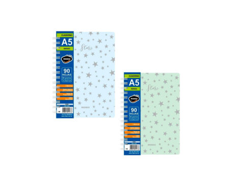 CUADERNO RIDEO 3425 A5 STARS = 90 H
