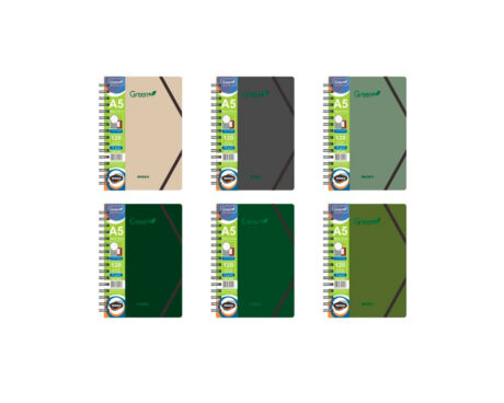 CUADERNO RIDEO 3635 A5 GREEN SOLAPA = 120 H