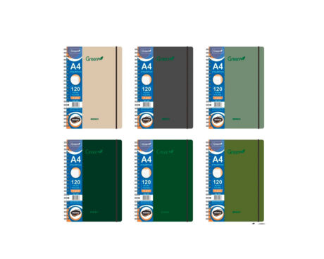 CUADERNO RIDEO 3594 A4 GREEN = 120H