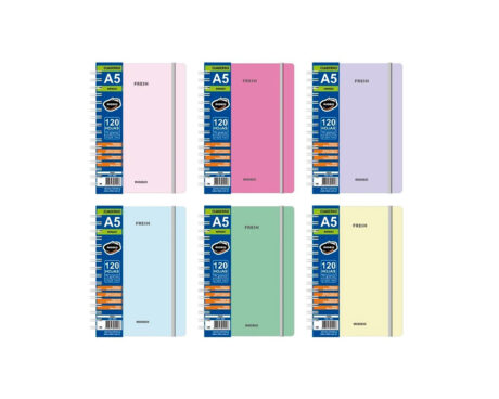 CUADERNO RIDEO 3465 A5 FRESH 120 H =