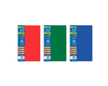 CUADERNO RIDEO 3381 21x27 MATT = 60 H