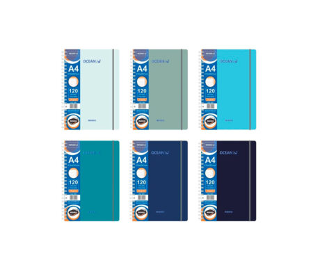 CUADERNO RIDEO 3624 A4 OCEAN SOLAPA = 120H