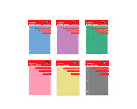 CARPETA RIDEO Nro 3 PP FIBRA COLOR 2923