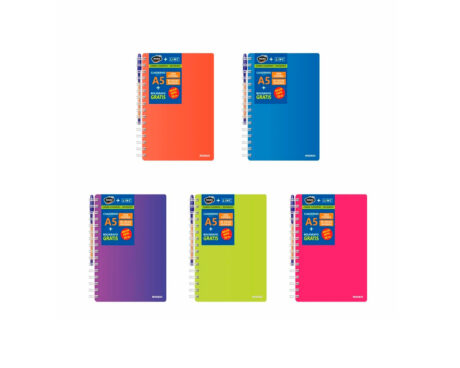 CUADERNO RIDEO 3705 A5 NEON 80 H = T/F