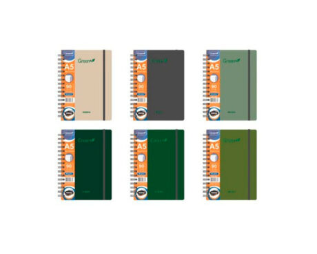 CUADERNO RIDEO 3555/2 A5 GREEN # 90 H