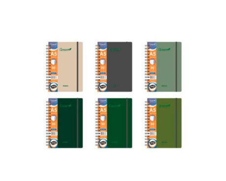 CUADERNO RIDEO 3555 A5 GREEN = 90 H