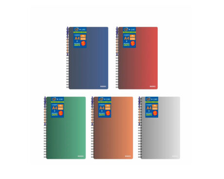 CUADERNO RIDEO 3724 A4 METAL 80 H = T/F
